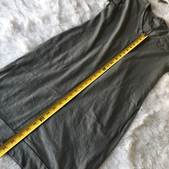 Prana V-neck Shirt dress with pockets. Sz XS-Grey - Picture 6 of 7